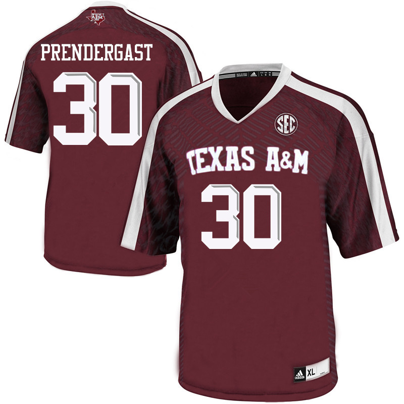 Men #30 Cade Prendergast Texas A&M Aggies College Football Jerseys Sale-Maroon - Click Image to Close